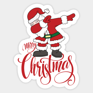 Santa Debing Sticker